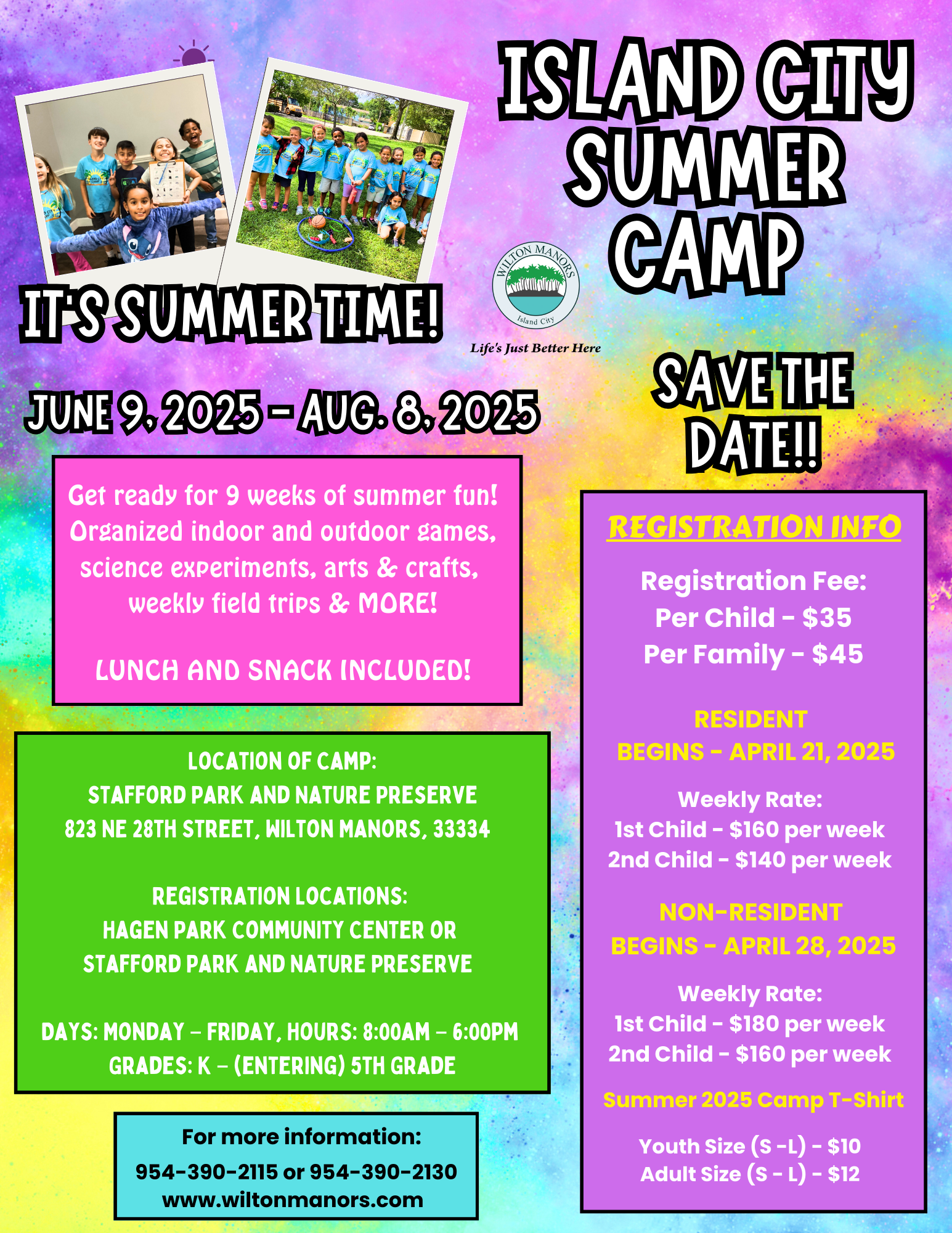 Summer Camp 2025 Flyer 