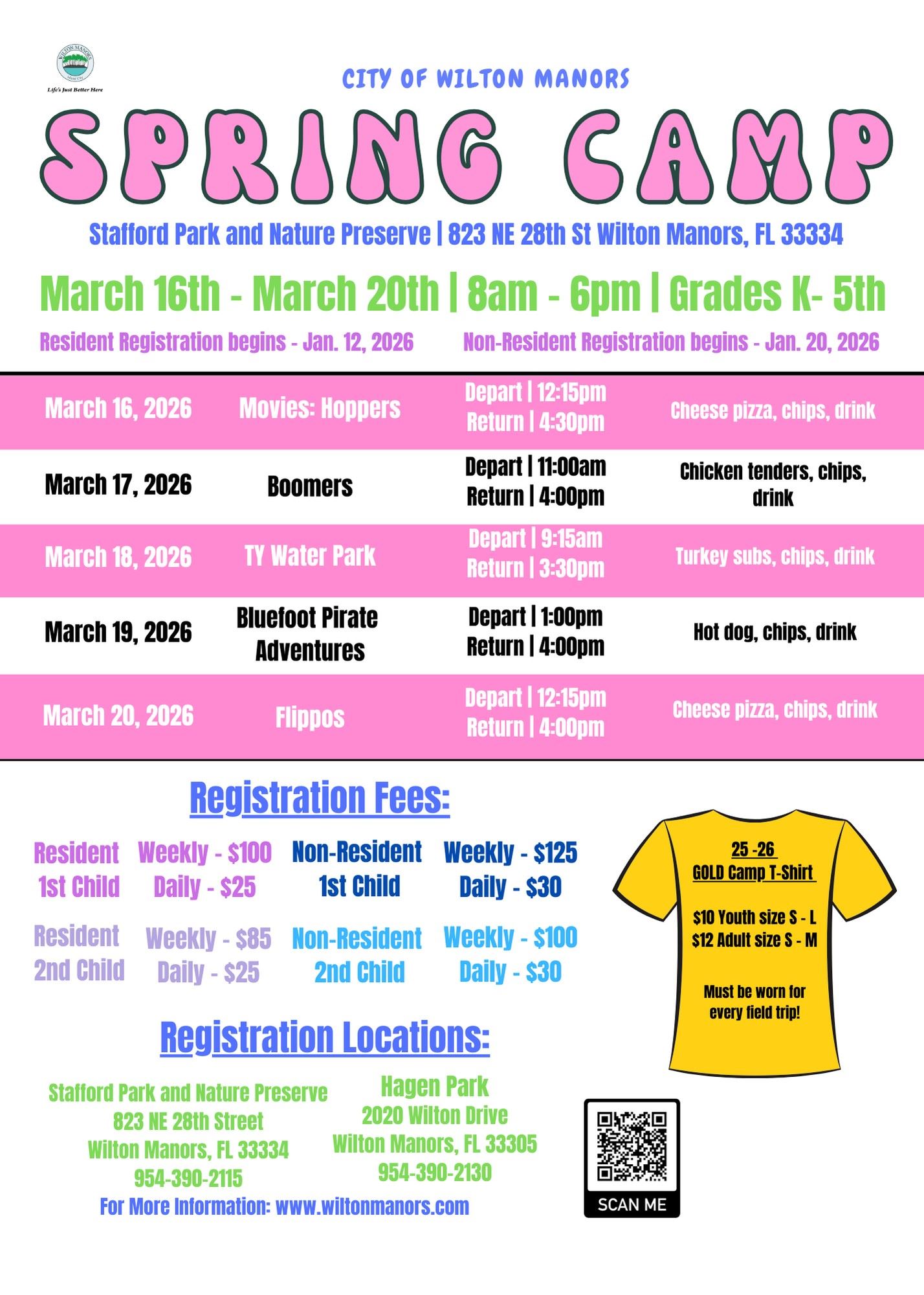 Spring Camp Flyer 2026