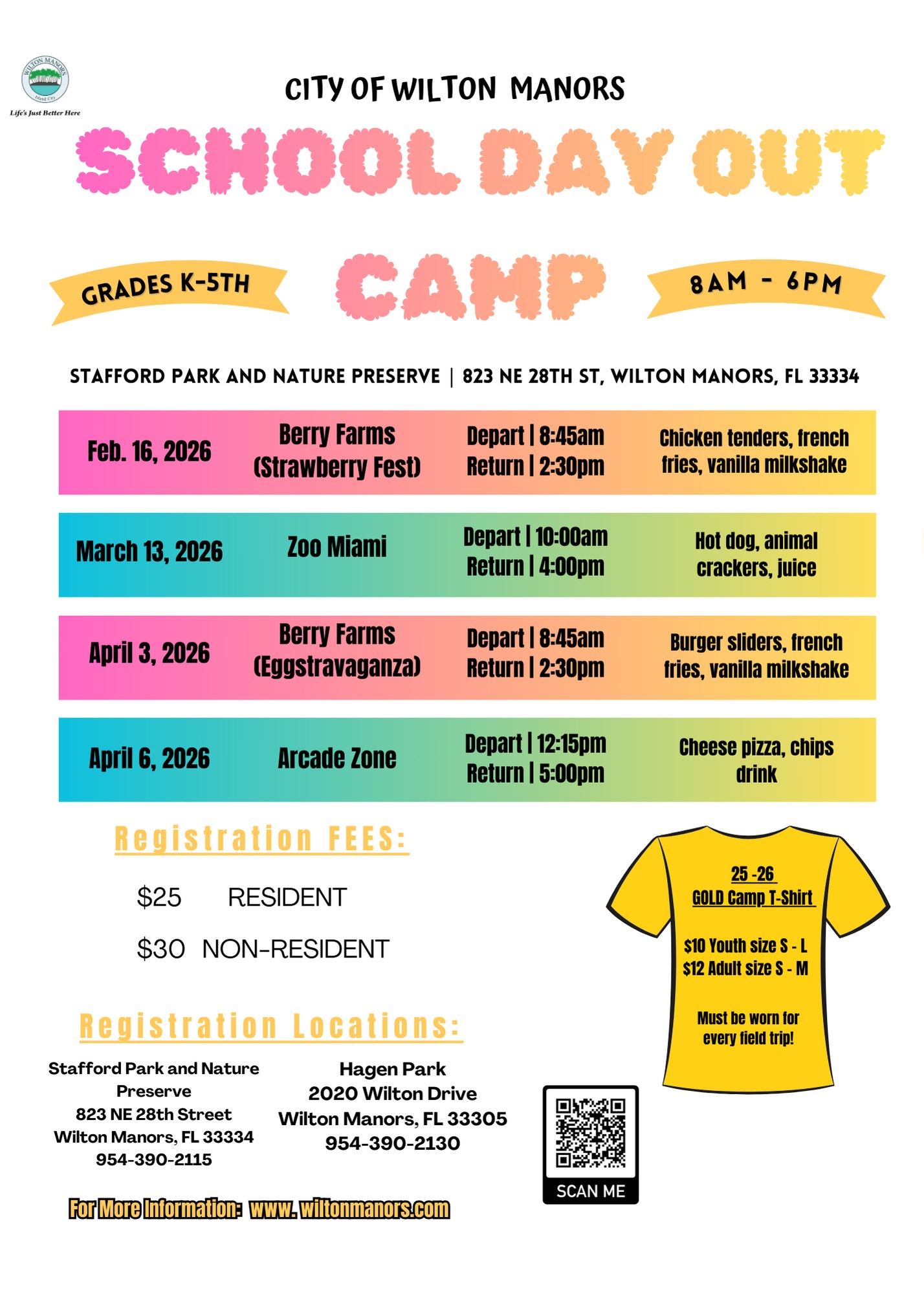 Schools Day Out Flyer 2026