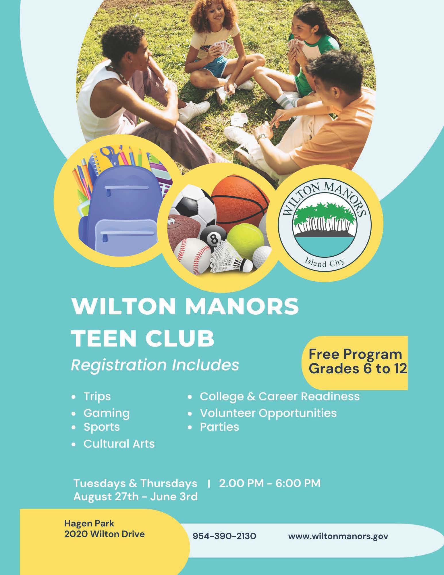 Teen Club Flyer