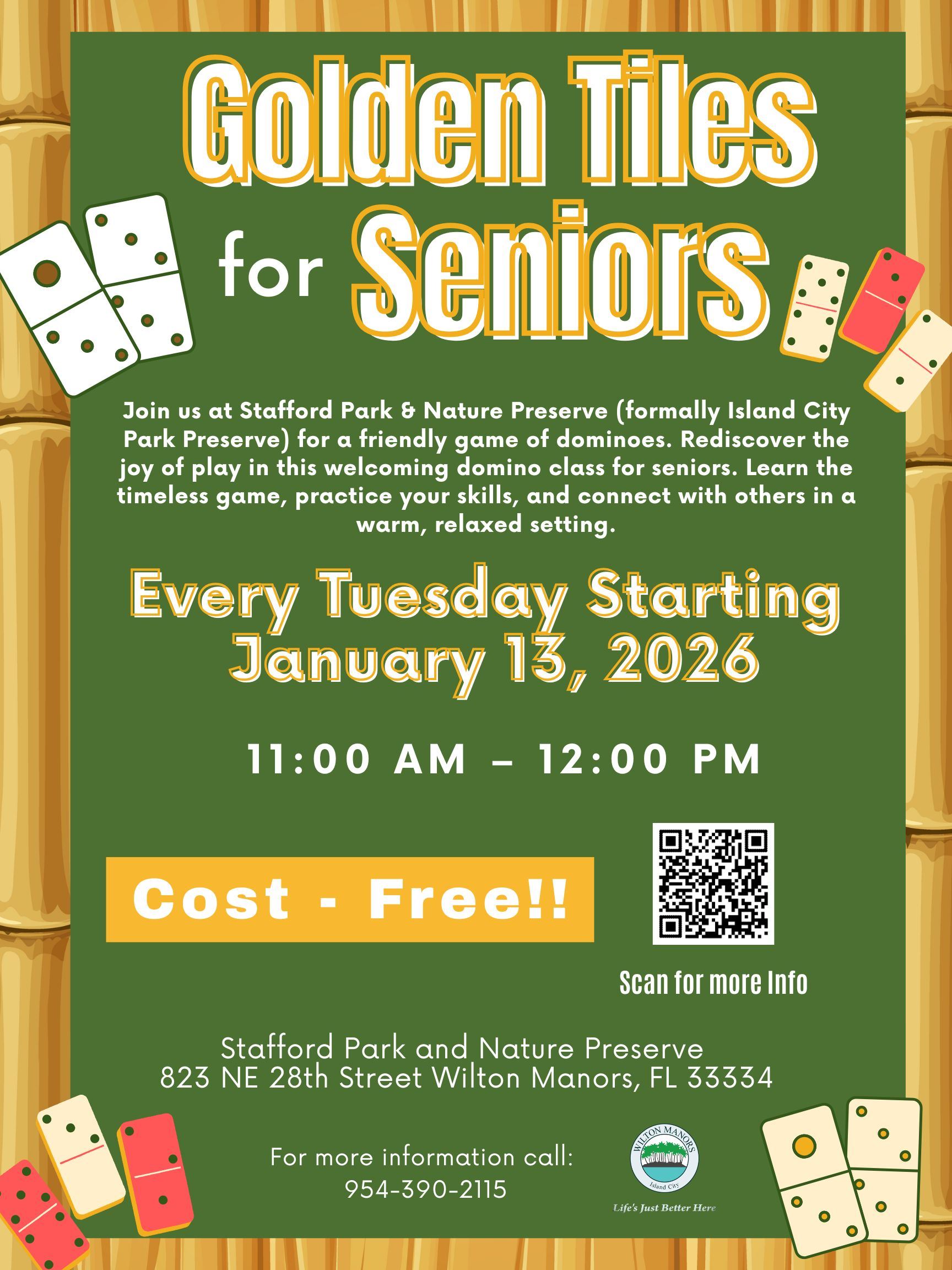 Golden Tiles for Seniors Flyer